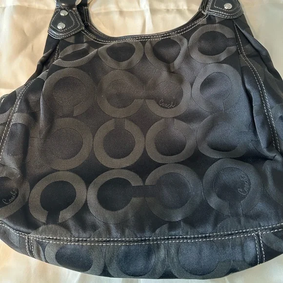 Coach Black Monogram Purse - Picture 4 of 10